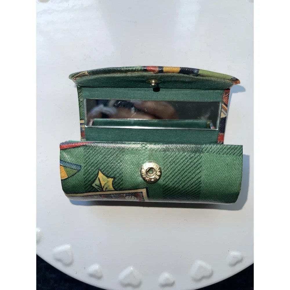 Vintage Golf‎ Design Lipstick Case With Mirror Golf Club Rare